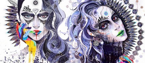 Tranh dán tường trang trí quán cà phê T321-047